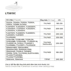 Chậu rửa lavabo đặt bàn TOTO LT5615C