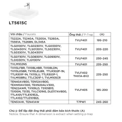 Chậu rửa lavabo đặt bàn TOTO LT5615C