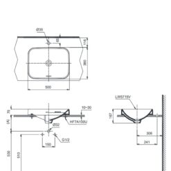 Chậu rửa lavabo đặt bàn TOTO LT5715