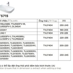 Chậu rửa lavabo đặt bàn TOTO LT5715