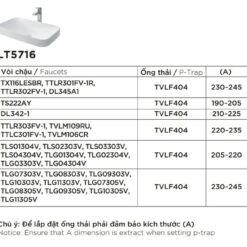Chậu rửa lavabo đặt bàn TOTO LT5716