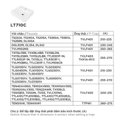 Chậu rửa lavabo đặt bàn TOTO LT710CSR