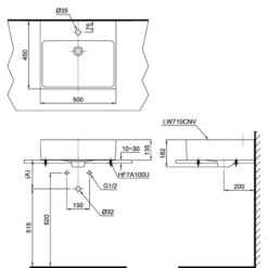 Chậu rửa lavabo đặt bàn TOTO LT710CTR