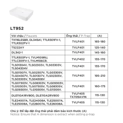 Chậu rửa lavabo đặt bàn TOTO LT952