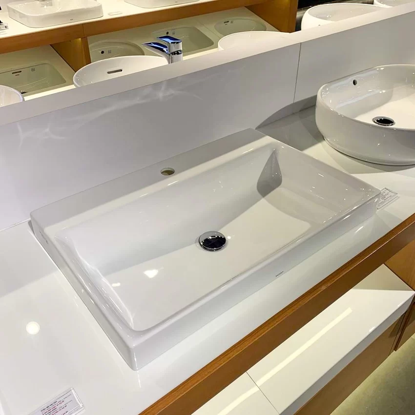 Chậu rửa lavabo đặt bàn TOTO LW1617C Chậu rửa lavabo đặt bàn TOTO LW1617C