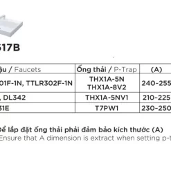 Chậu rửa lavabo đặt bàn TOTO LW1617C 16 Chậu rửa lavabo đặt bàn TOTO LW1617C