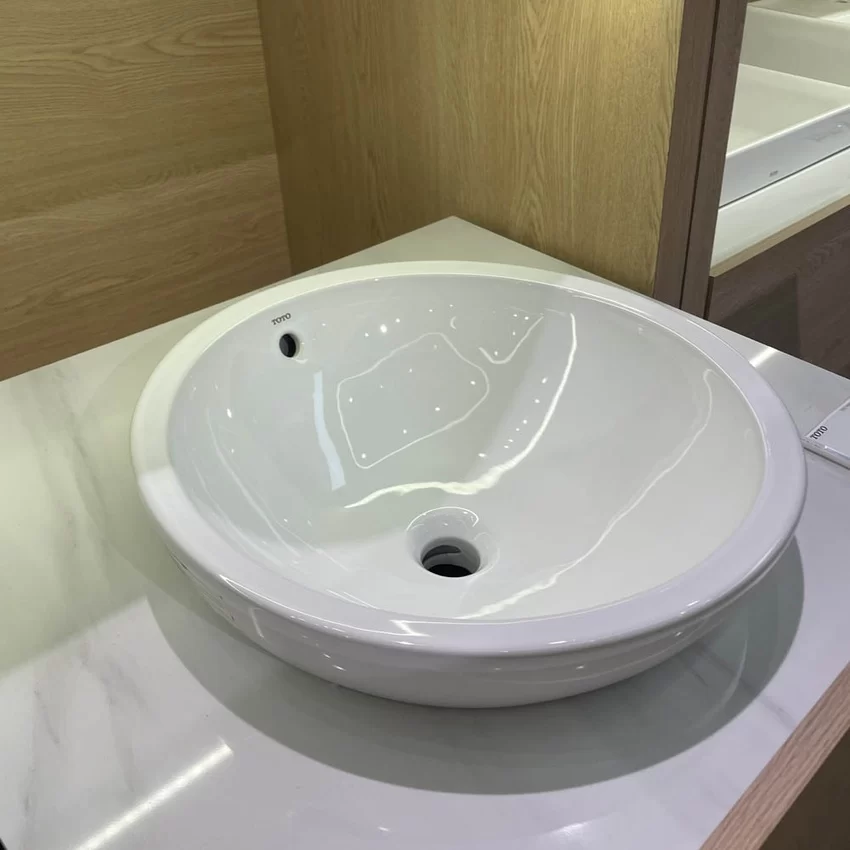 Chậu rửa lavabo đặt bàn TOTO LW526NJU 20 Chậu rửa lavabo đặt bàn TOTO LW526NJU