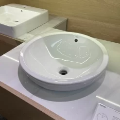 Chậu rửa lavabo đặt bàn TOTO LW526NJU 14 Chậu rửa lavabo đặt bàn TOTO LW526NJU