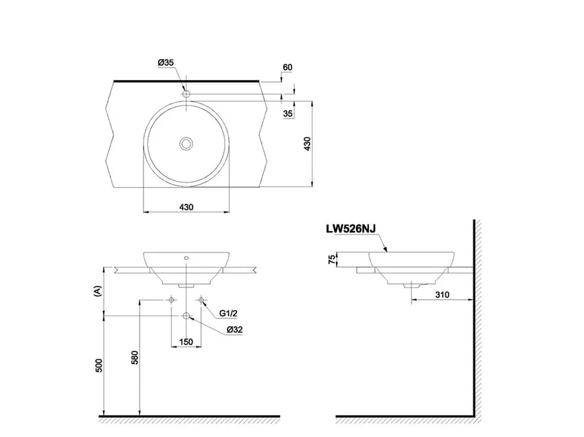 Chậu rửa lavabo đặt bàn TOTO LW526NJU 25 Chọn mua chậu rửa lavabo TOTO LW526NJU tại Hải Yến Home