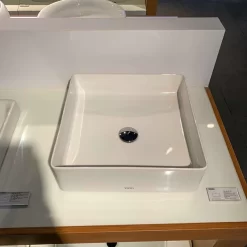 Chậu rửa lavabo đặt bàn TOTO LW574JWF 12 Chậu rửa lavabo đặt bàn TOTO LW574JWF