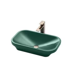 Chậu rửa lavabo đặt bàn TOTO LW630JW/F chậu men màu 17 Chậu rửa lavabo đặt bàn TOTO LW630JW/F chậu men màu