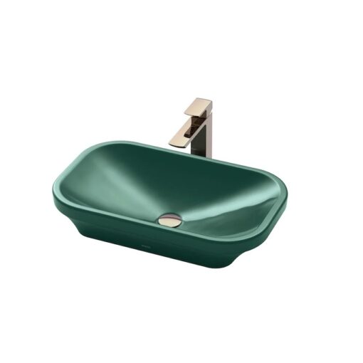 Chậu rửa lavabo đặt bàn TOTO LW630JW/F chậu men màu
