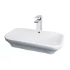 Chậu rửa lavabo đặt bàn TOTO LW631JW/F 1 Chậu rửa lavabo đặt bàn TOTO LW631JW/F