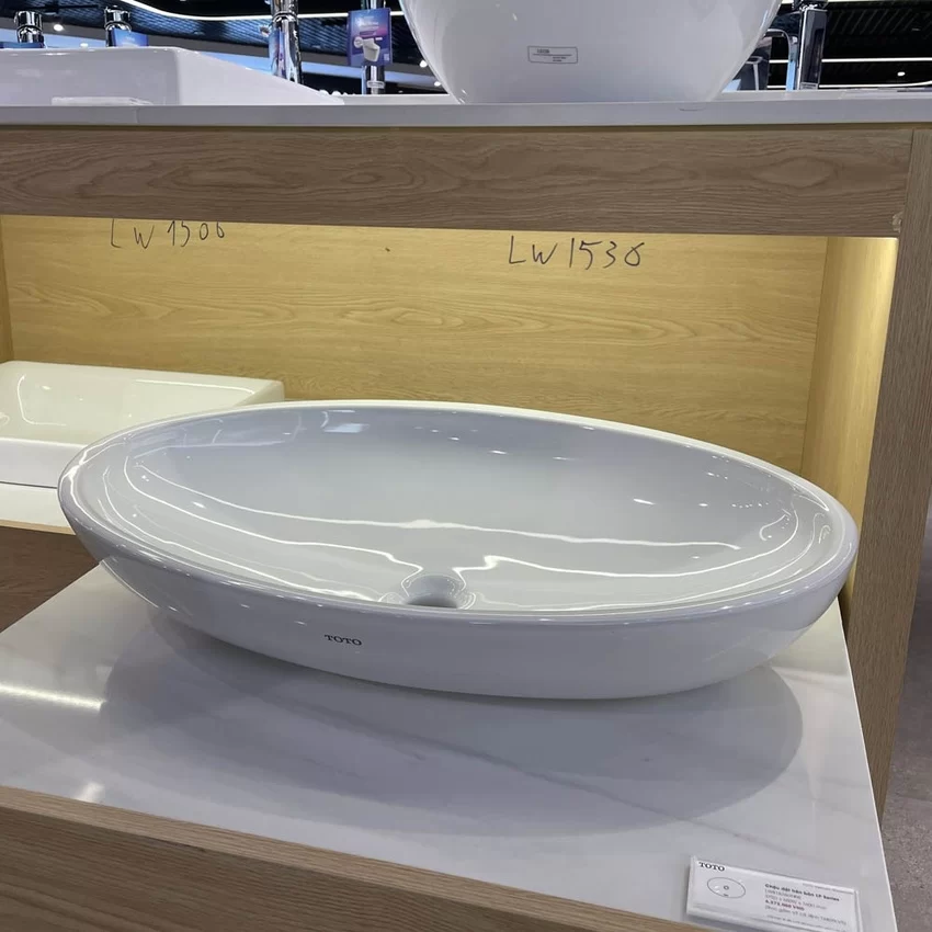 Chậu rửa lavabo TOTO LW818JW/F SKU: LW818JW/F Chậu rửa lavabo TOTO LW818JW/F Hình ảnh 2