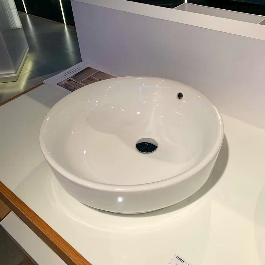 Chậu rửa lavabo đặt bàn TOTO LW895JW/F 16 Chậu rửa lavabo đặt bàn TOTO LW895JW/F - Hải Yến Home