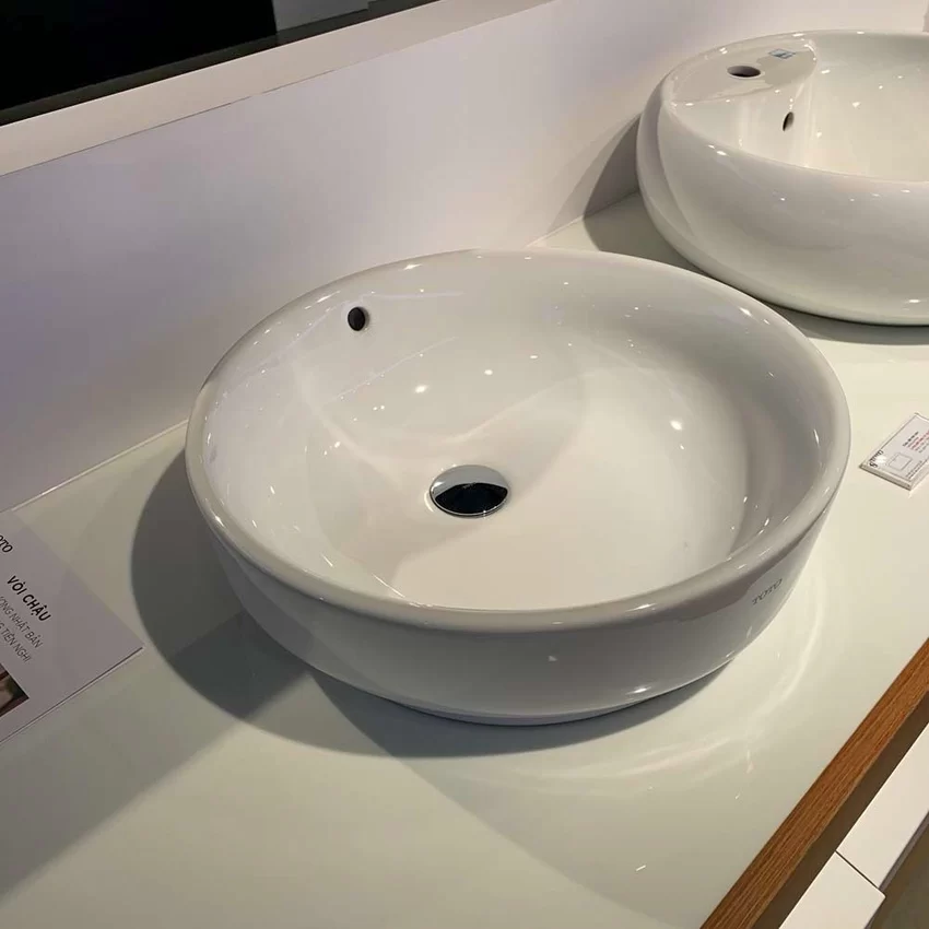 Chậu rửa lavabo đặt bàn TOTO LW895JW/F 17 Chậu rửa lavabo đặt bàn TOTO LW895JW/F - Hải Yến Home