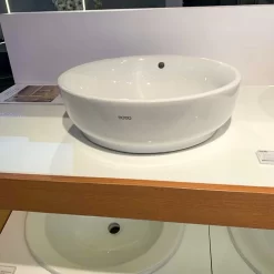 Chậu rửa lavabo đặt bàn TOTO LW895JW/F 12 Chậu rửa lavabo đặt bàn TOTO LW895JW/F