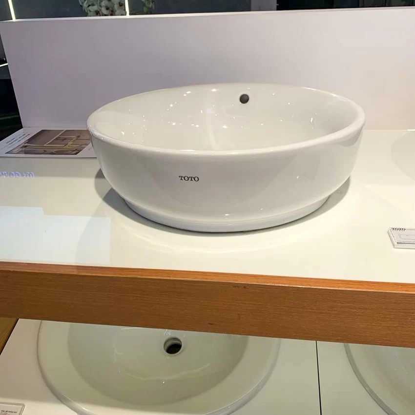 Chậu rửa lavabo đặt bàn TOTO LW895JW/F 19 Chậu rửa lavabo đặt bàn TOTO LW895JW/F - Hải Yến Home