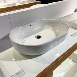 Chậu rửa lavabo đặt bàn TOTO LW896JW/F chậu men màu