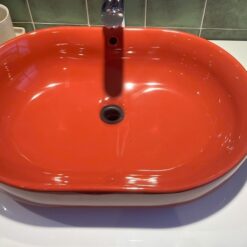Chậu rửa lavabo đặt bàn TOTO LW896JW/F chậu men màu