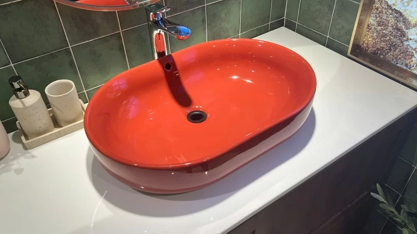 Chậu rửa lavabo đặt bàn TOTO LW896JW/F chậu men màu 33 Chính Sách Bảo Hành Tại Hải Yến Home