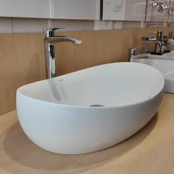 Chậu rửa lavabo đặt bàn TOTO PJS01WE đá cẩm thạch nhân tạo