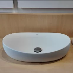 Chậu rửa lavabo đặt bàn TOTO PJS01WE đá cẩm thạch nhân tạo 11 Chậu rửa lavabo đặt bàn TOTO PJS01WE đá cẩm thạch nhân tạo