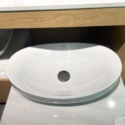 Chậu rửa lavabo đặt bàn TOTO PJS01WE đá cẩm thạch nhân tạo
