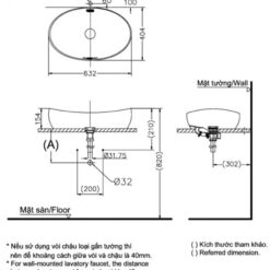 Chậu rửa lavabo đặt bàn TOTO PJS01WE đá cẩm thạch nhân tạo