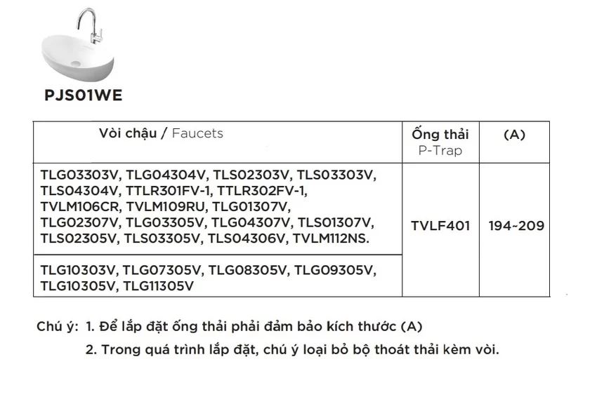 Chậu rửa lavabo đặt bàn TOTO PJS01WE đá cẩm thạch nhân tạo 9 Chậu rửa lavabo đặt bàn TOTO PJS01WE đá cẩm thạch nhân tạo
