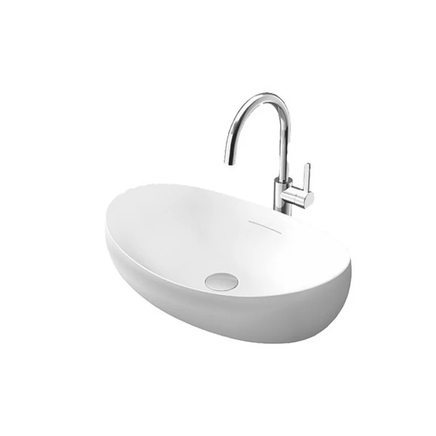 Chậu rửa lavabo đặt bàn TOTO PJS01WE đá cẩm thạch nhân tạo 10 Chậu rửa lavabo đặt bàn TOTO PJS01WE đá cẩm thạch nhân tạo