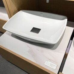 Chậu rửa lavabo đặt bàn TOTO PJS02WE đá cẩm thạch nhân tạo
