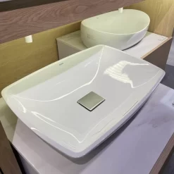 Chậu rửa lavabo đặt bàn TOTO PJS02WE đá cẩm thạch nhân tạo 13 Chậu rửa lavabo đặt bàn TOTO PJS02WE đá cẩm thạch nhân tạo