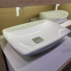 Chậu rửa lavabo đặt bàn TOTO PJS02WE đá cẩm thạch nhân tạo
