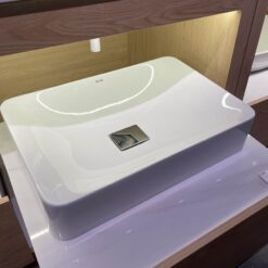 Chậu rửa lavabo đặt bàn TOTO PJS03WE đá cẩm thạch nhân tạo