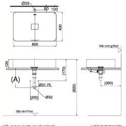 Chậu rửa lavabo đặt bàn TOTO PJS03WE đá cẩm thạch nhân tạo