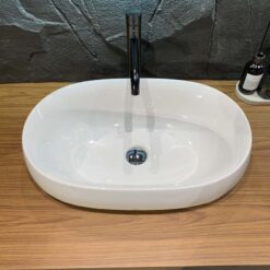 Chậu rửa lavabo đặt bàn TOTO PJS05WE đá cẩm thạch nhân tạo
