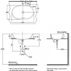 Chậu rửa lavabo đặt bàn TOTO PJS05WE đá cẩm thạch nhân tạo