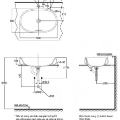 Chậu rửa lavabo đặt bàn TOTO PJS05WE đá cẩm thạch nhân tạo