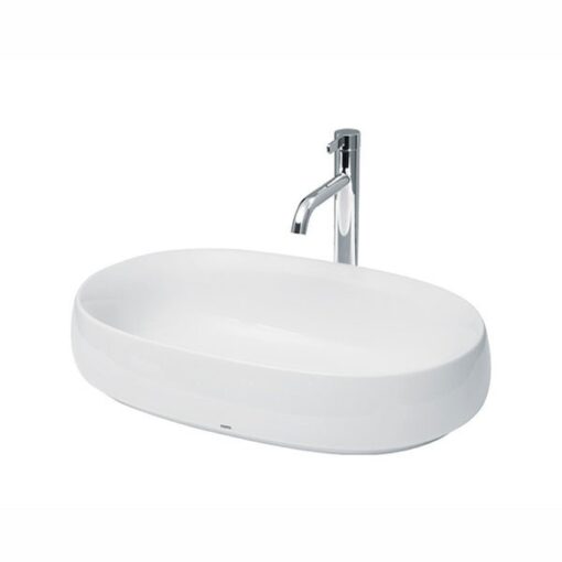 Chậu rửa lavabo đặt bàn TOTO PJS05WE đá cẩm thạch nhân tạo
