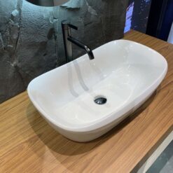 Chậu rửa lavabo đặt bàn TOTO PJS06WE đá cẩm thạch nhân tạo
