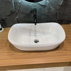 Chậu rửa lavabo đặt bàn TOTO PJS06WE đá cẩm thạch nhân tạo 14 Chậu rửa lavabo đặt bàn TOTO PJS06WE đá cẩm thạch nhân tạo
