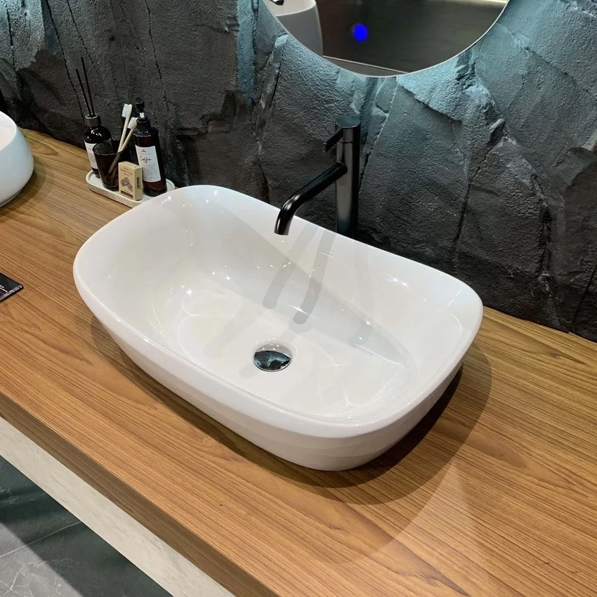 Chậu rửa lavabo đặt bàn TOTO PJS06WE đá cẩm thạch nhân tạo 25 Không gian sử dụng Chậu rửa lavabo TOTO PJS06WE PJS06WE