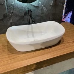 Chậu rửa lavabo đặt bàn TOTO PJS06WE đá cẩm thạch nhân tạo 16 Chậu rửa lavabo đặt bàn TOTO PJS06WE đá cẩm thạch nhân tạo