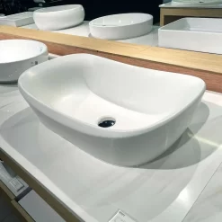 Chậu rửa lavabo đặt bàn TOTO PJS07WE / PJS07WE đá cẩm thạch nhân tạo 13 Chậu rửa lavabo đặt bàn TOTO PJS07WE#MW / PJS07WE#GW đá cẩm thạch nhân tạo