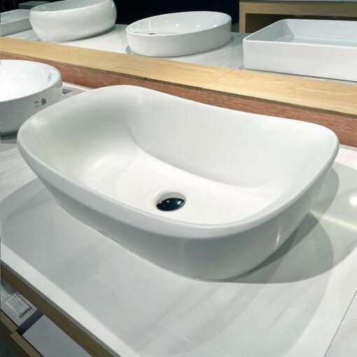 Chậu rửa lavabo đặt bàn TOTO PJS07WE#MW / PJS07WE#GW đá cẩm thạch nhân tạo