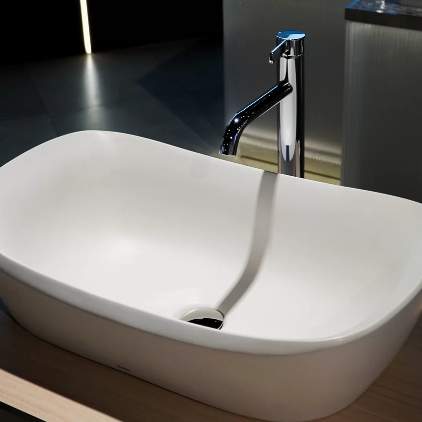 Chậu rửa lavabo đặt bàn TOTO PJS07WE / PJS07WE đá cẩm thạch nhân tạo 9 Chậu rửa lavabo đặt bàn TOTO PJS07WE#MW / PJS07WE#GW đá cẩm thạch nhân tạo