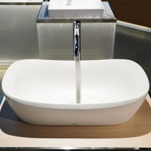 Chậu rửa lavabo đặt bàn TOTO PJS07WE#MW / PJS07WE#GW đá cẩm thạch nhân tạo