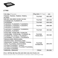Chậu rửa mặt lavabo âm bàn TOTO LT765#XW