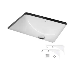 Chậu rửa mặt lavabo âm bàn TOTO LW1535V TL516GV kèm giá đỡ 19 Chậu rửa mặt lavabo âm bàn TOTO LW1535V#XW TL516GV kèm giá đỡ
